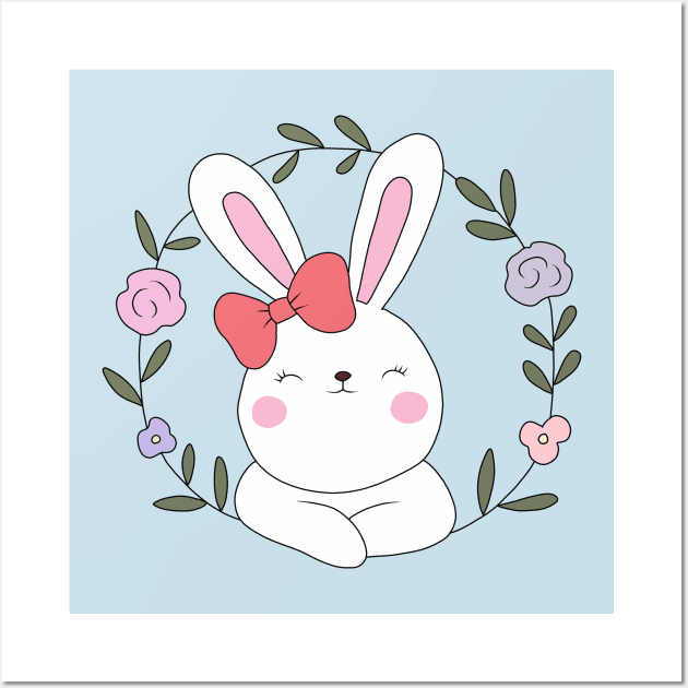 Little Bunny Wall Art by valentinahramov